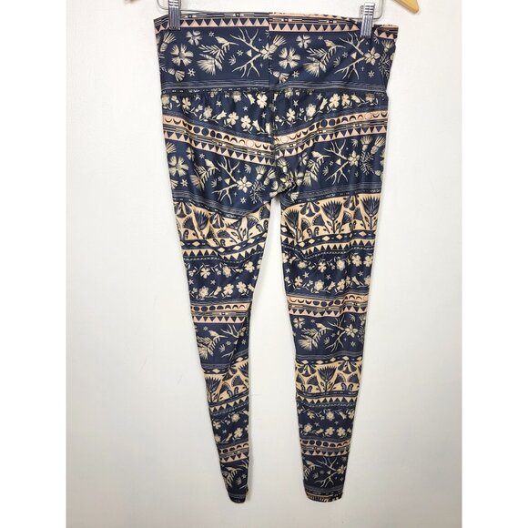 Teeki moon flower patterned leggings. Size large - Picture 3 of 4